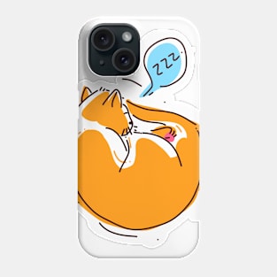 Cat sleep Phone Case