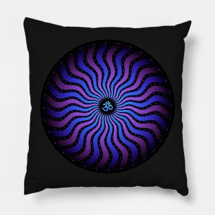 Shiva Om | Sacred geometry mandala Pillow