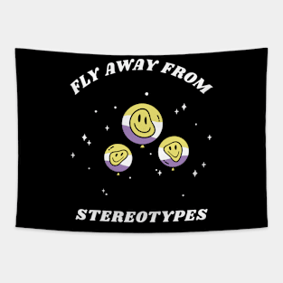 Fly Away From Stereotypes Tapestry