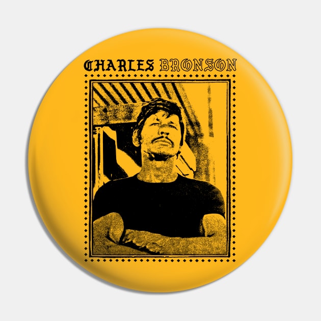 Charles Bronson //// Movie Fan Design Pin by DankFutura