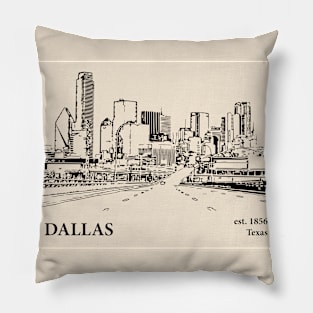 Dallas - Texas Pillow