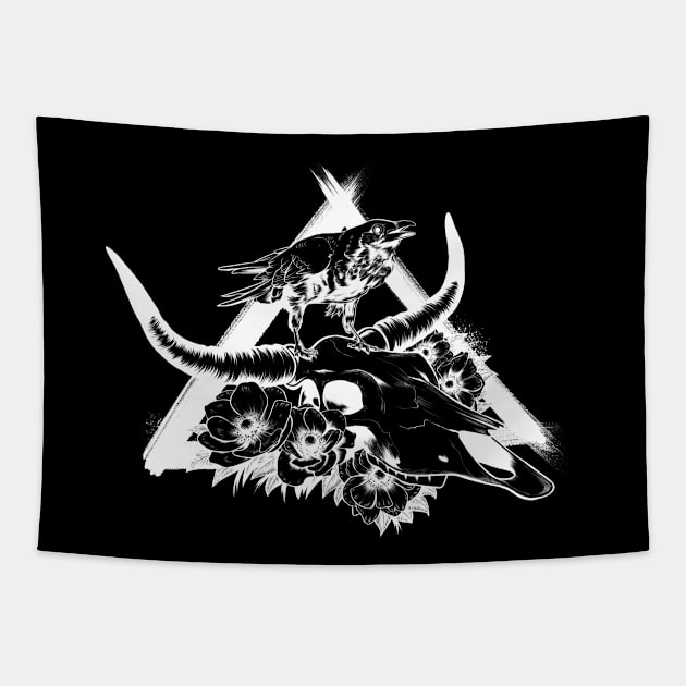 Death and Taxes Tapestry by KennedyCGarza