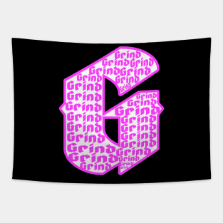 Pink G Tapestry