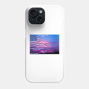 In America We Worship God Not Government Phone Case