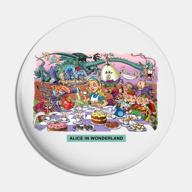 Alice in Wonderland Pin by PLAYDIGITAL2020