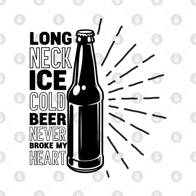 Long Neck Ice Cold Beer by TurnoverClothin