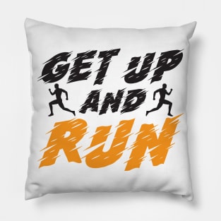 Running Quote Pillow