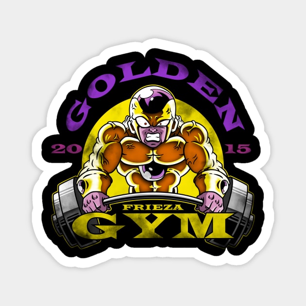 Golden Emperor Gym Magnet by Barbadifuoco