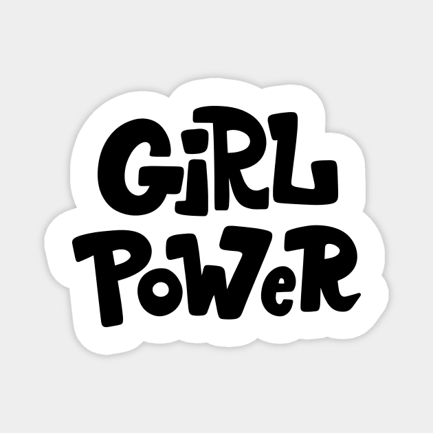 Girl power Magnet by Mashmuh