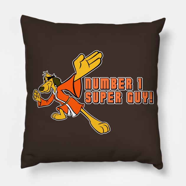 Hong Kong Phooey Number One Super Guy Pillow by Nova5