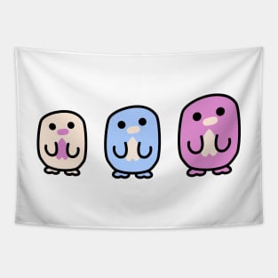 Three Chipis CHUMMY (Thoki, Poki & Wobble) Tapestry