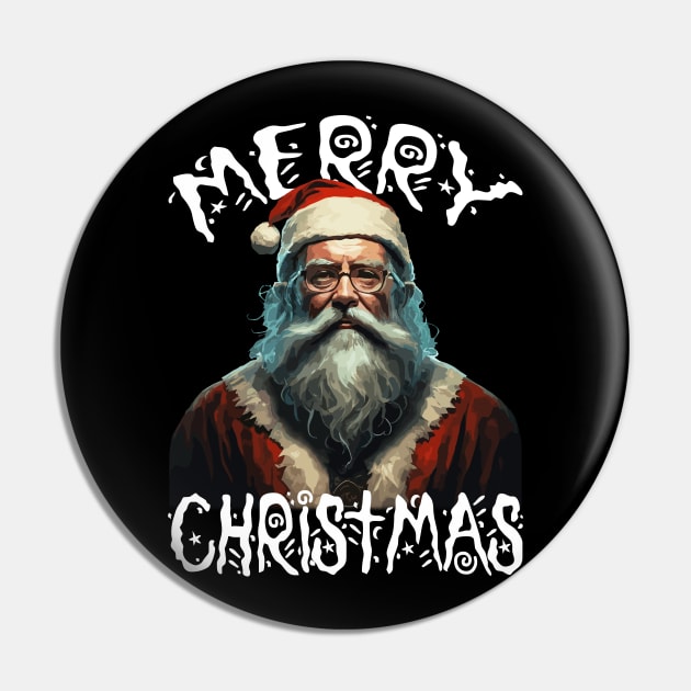 Merry Christmas, Santa Claus, New Year Pin by Megadorim