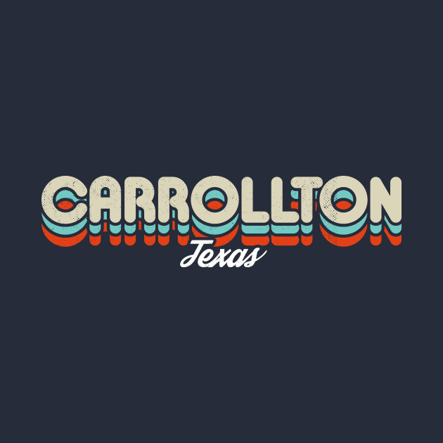 Retro CarrollTon Texas by rojakdesigns