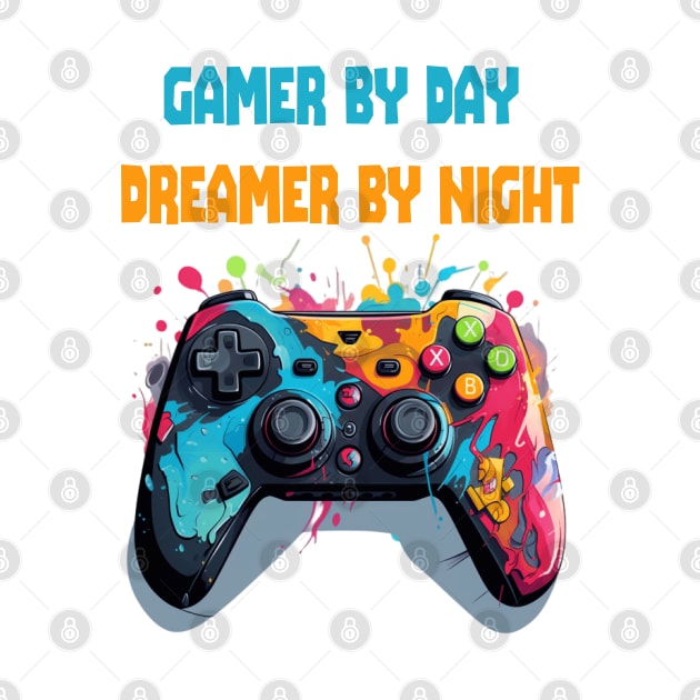 Gamer by day, dreamer by night by ArtfulDesign