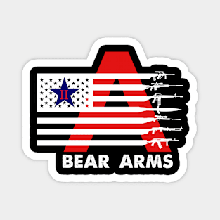 2nd Amendment  4th Of July Magnet