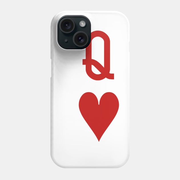 Queen of Hearts Phone Case by RonMackPDX