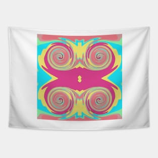 Tile Pattern Pastel Color Floral / G-Tile005 Tapestry