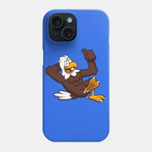 Laying Eagle Character Phone Case