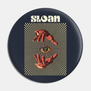 Hand Eyes Sloan Pin