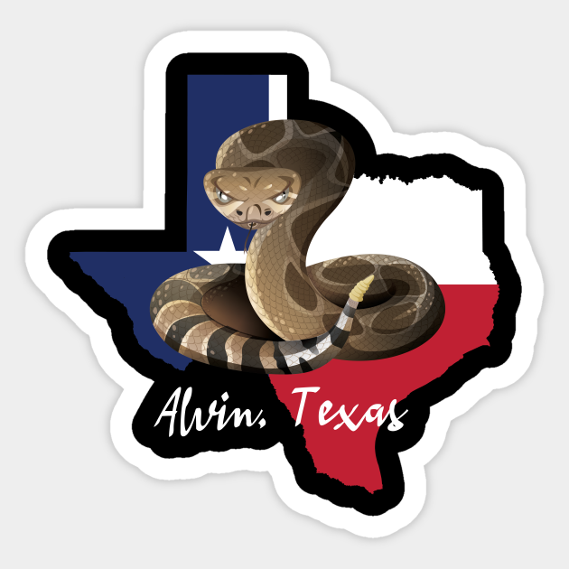 Alvin Texas - Alvin Texas - Sticker | TeePublic