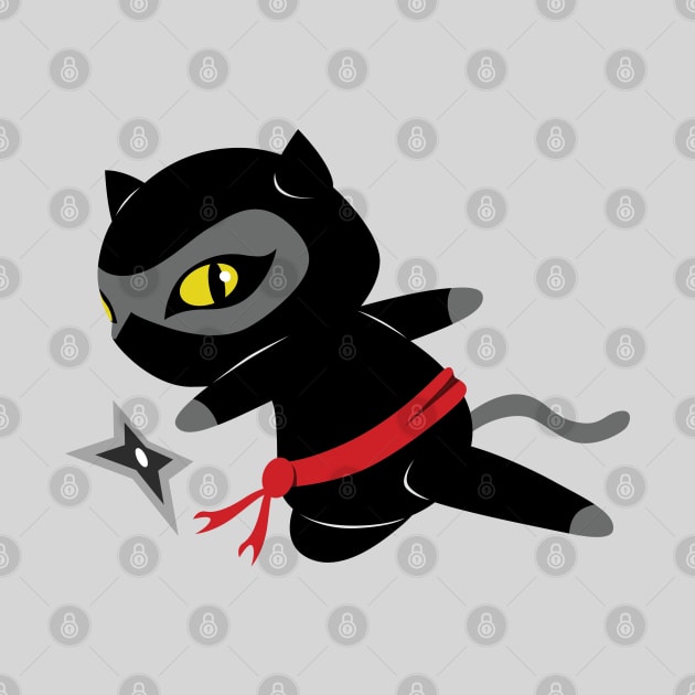 Ninja Cat Shuriken Strike! by The Toku Verse