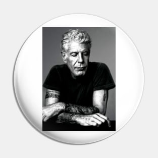 Anthony Bourdain Mode Black Pin