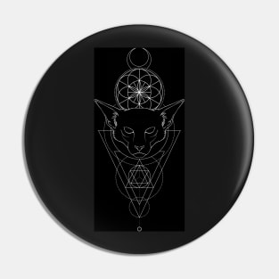 Oriental Shorthair Inverted Design Pin