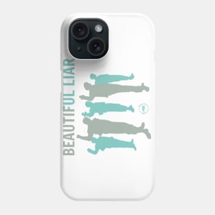 fanart silueta del grupo monsta x  en la era beautiful liar Phone Case