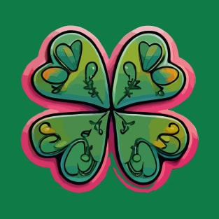 St Patricks Day, St Patricks Day with cute Fancy shamrock T-Shirt