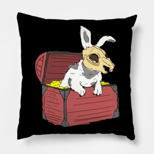 Guardian demon rabbit Pillow