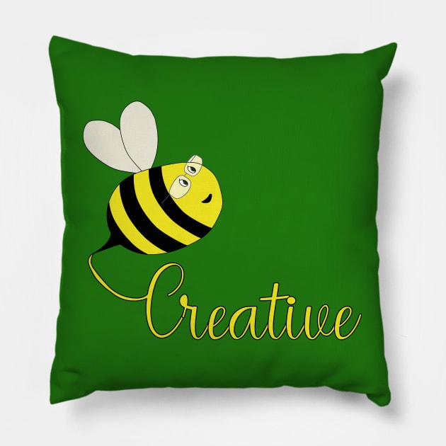 Be Creative Pillow by DiegoCarvalho