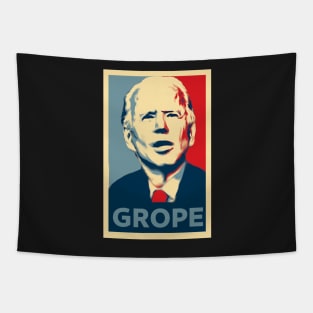 Biden Grope Poster Tapestry