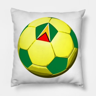 Guyana Soccer Pillow