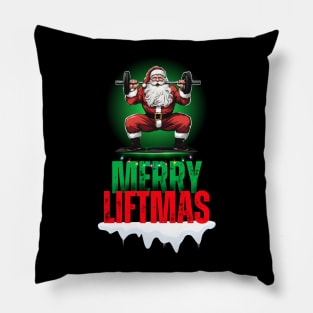 Merry Liftmas Pillow