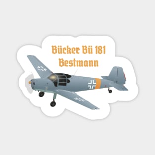 Bücker Bü 181 German WW2 Airplane Magnet