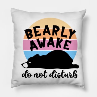 Bearly Awake! Do Not Disturb Pillow