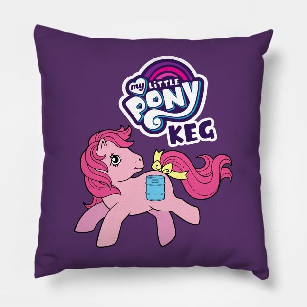 My Little Pony Keg Pillow by Super Secret Villain