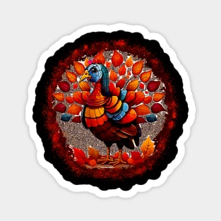 Happy Thanksgivings Turkey Magnet