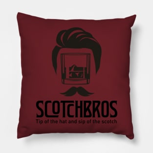 Cool Gentlemen Scotch Bro Pillow