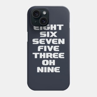 867-5309 Phone Case