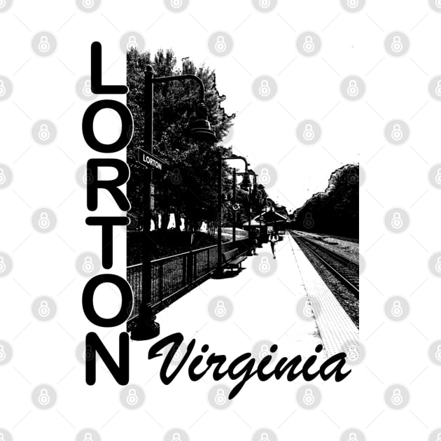 Lorton VRE - Black by Swift Art