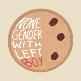 None gender with left boy T-Shirt