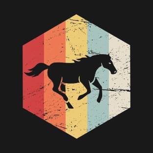 Retro Horse | Horseback Riding Icon T-Shirt