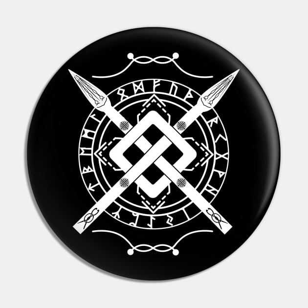 Gungnir - The Spear of Odin | Norse Pagan Symbol Pin by CelestialStudio