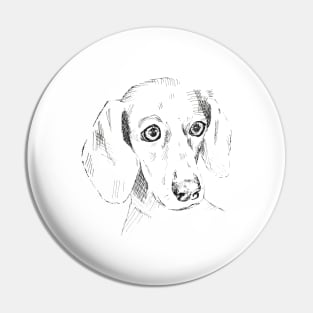 Sausage Dog - Miniature Dachshund Puppy Pin