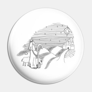 Thrill of Hope | Shepherd in Bethlehem at Christmas Pin