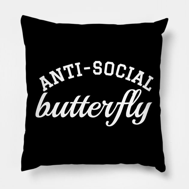 Social Butterfly Pillow by IvaCybergirls