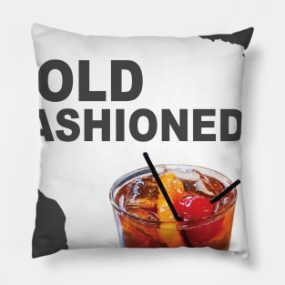 #OldFashioned Funny Wisconsin Old Fashioned Pillow