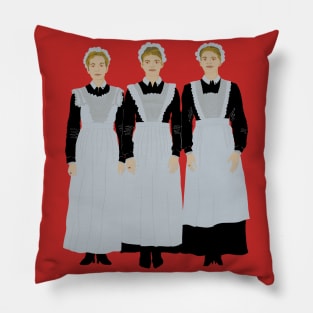 Angry Maids Pillow