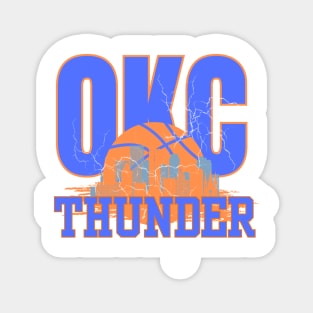 okc thunder basketball Magnet